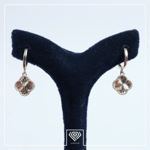 گوشواره طلا 18عیار زنانه مدل ونکلیف