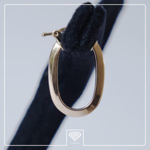 گوشواره طلا 18عیار زنانه حلقه‌ای