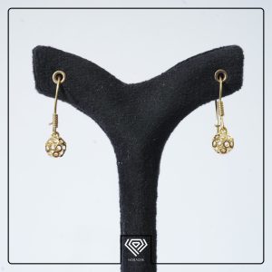 گوشواره طلا 18 عیار زنانه فیوژن