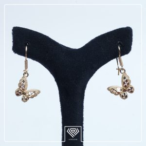 گوشواره طلا 18عیار زنانه مدل ایوا