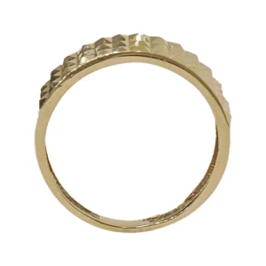 حلقه مردانه طلا 18 عیار ساده