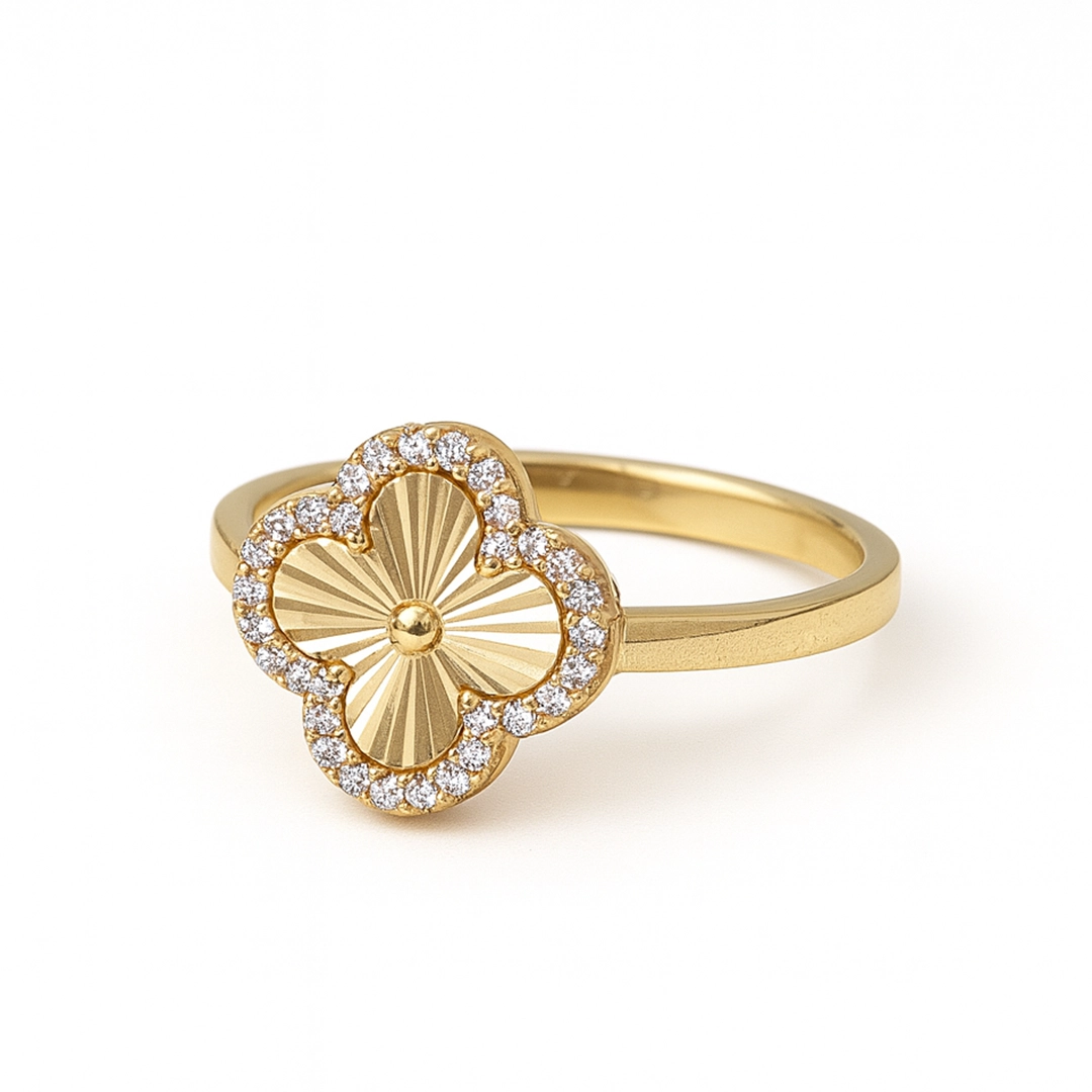 انگشتر طلا طرح ونکلیف 18 عیار | خرید انگشتر طلا خاص نورازر انگشتر طلا طرح ونکلیف 18 عیار | خرید انگشتر طلا خاص نورازر - تصویر 2